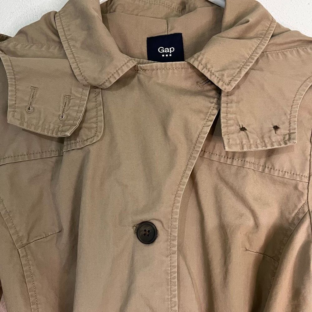 GAP Factory Trench Coat Size S - Picture 6 of 9